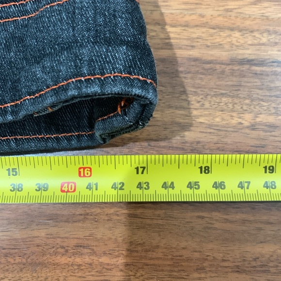 Johnny Blaze Kids “Flame” Reversable Heavy Denim Jacket - SIZE SEE MEASUREMENTS - Picture 14 of 16
